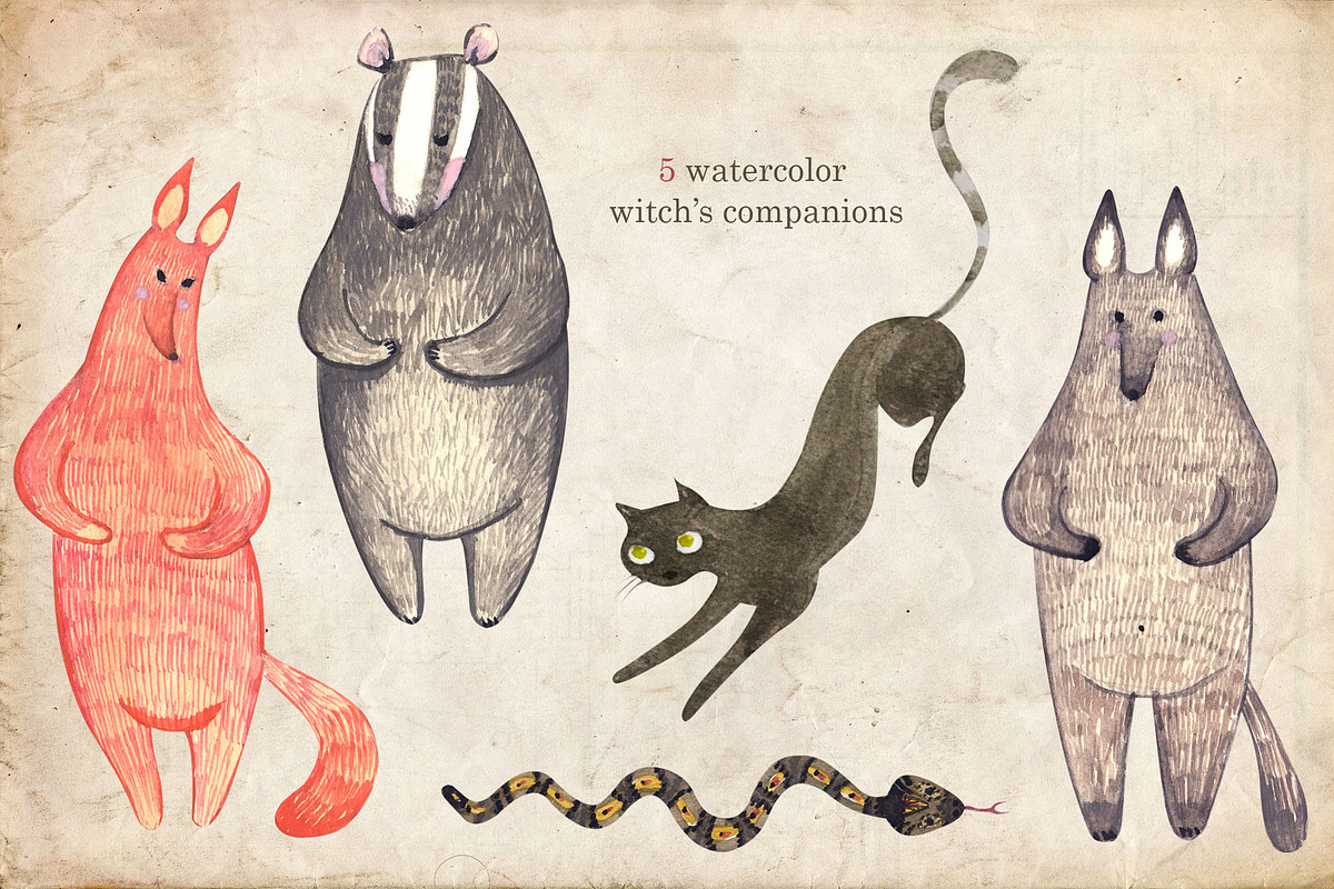 Watercolor Bundle + Font, a Seasonal Illustration by Flo Sacred Art (Photo 18 of 25)
