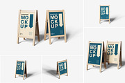 Sign Board Mockup, an Advertising Mockup by Indah (Thumbnail 1 of 6)