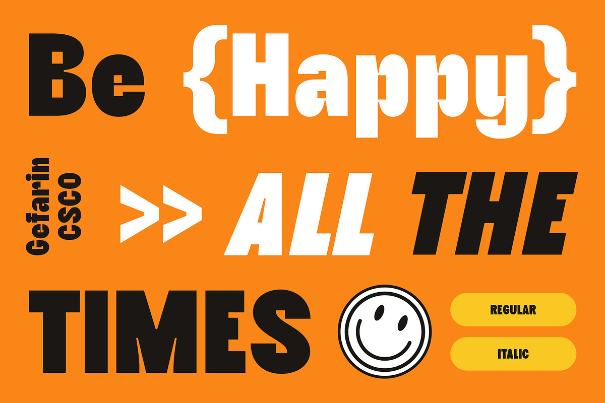 Gefarin – Bold Sans Serif, a Sans Serif Font by Craft Supply Co. (Photo 3 of 8)