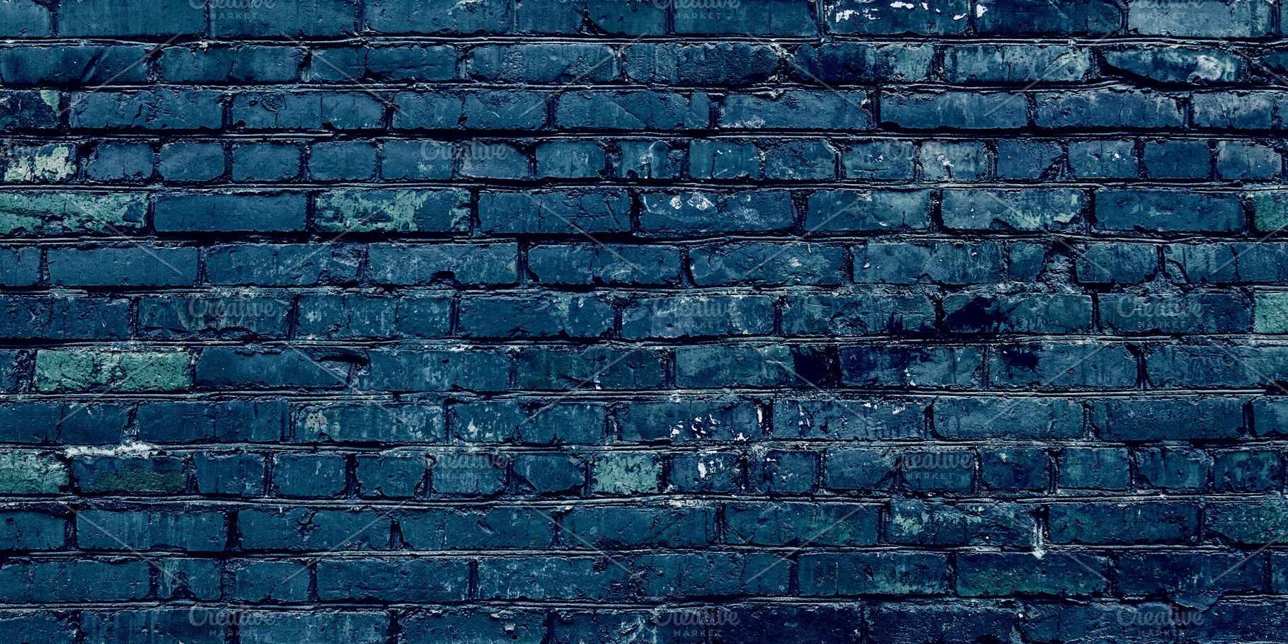 Blue brick wall texture. Background, an Architecture Photo by Alekseyliss