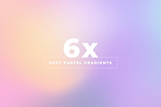Soft Pastel Gradient Backgrounds, a Background Graphic by Filip Studio (Thumbnail 1 of 9)