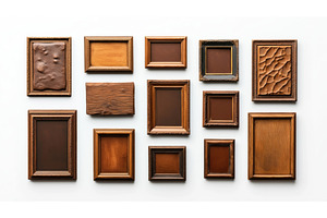 A collection of empty, rectangular, an Illustration by Sergey Kotenev