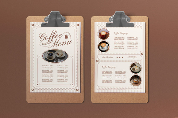 Coffee Shop Food Menu preview 5