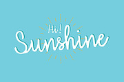 Hi Sunshine | Script font, a Script Font by Artstudio (Thumbnail 1 of 8)