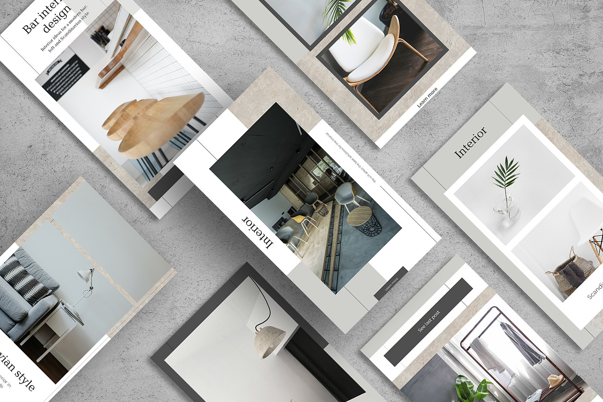 Interior social media template, a Social Media Template by Digital Breath templates (Photo 3 of 6)