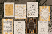 Haunted Nostalgia: Halloween Clipart, a Seasonal Illustration by Cute Atelier (Thumbnail 6 of 10)