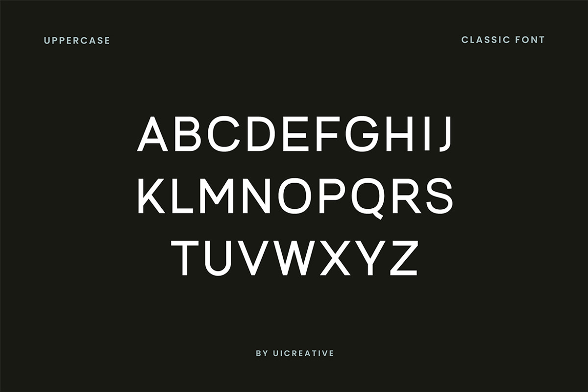 Roundman Modern Sans Serif Font, a Sans Serif Font by UICreative (Photo 6 of 13)