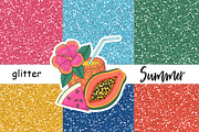 Summer Glitter | Bright Textures, a Texture Graphic by GlamArtZhanna (Thumbnail 1 of 3)