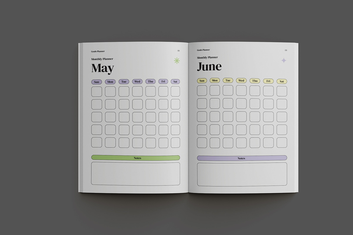 White Simple Planner Book, a Stationery Template by Neermana (Photo 8 of 12)