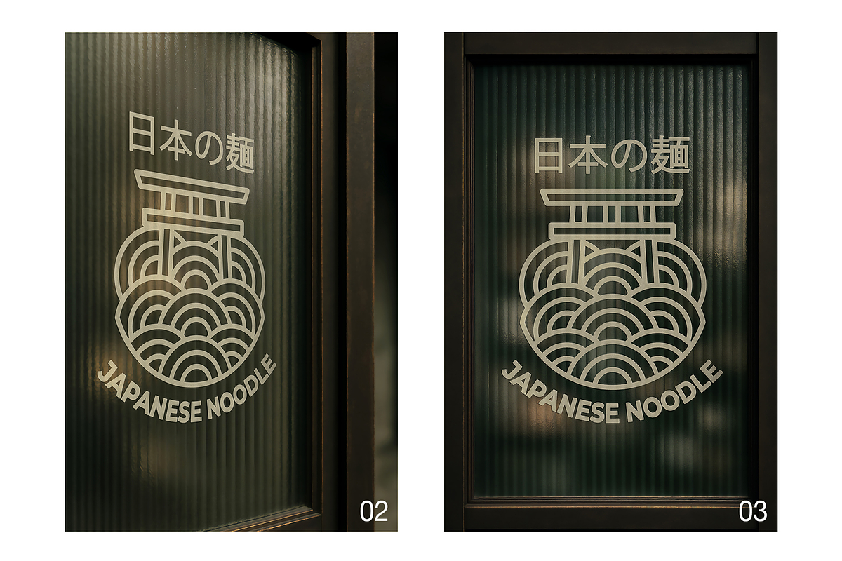 Japan Store Window Glass Mockup Sets, an Advertising Mockup by MockUpgrade (Photo 3 of 6)