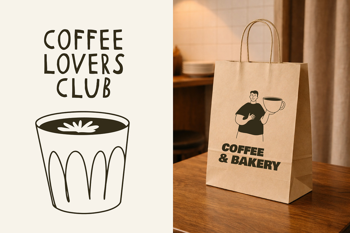 Coffee and Bakery Illustrations, a Food Illustration by AnnArt (Photo 6 of 14)