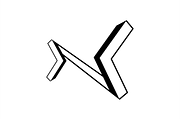 Isometric Letter N Logo, a Branding & Logo Template by Advateik ™ (Thumbnail 2 of 2)