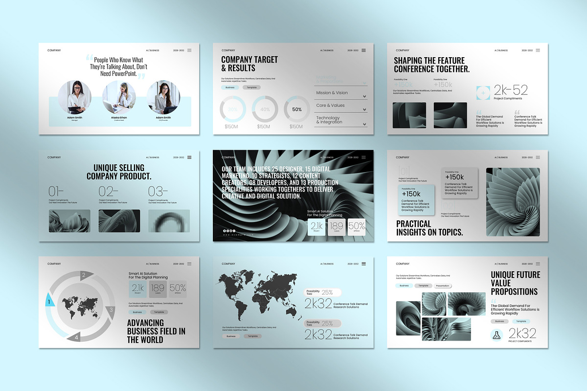 Minimal Pitch-Deck Presentation, a Presentation Template by Slide-Agency (Photo 6 of 9)