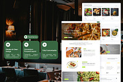 Restaurant & Food Service Website, a Landing Page Template by Font Kingdom (Thumbnail 3 of 5)