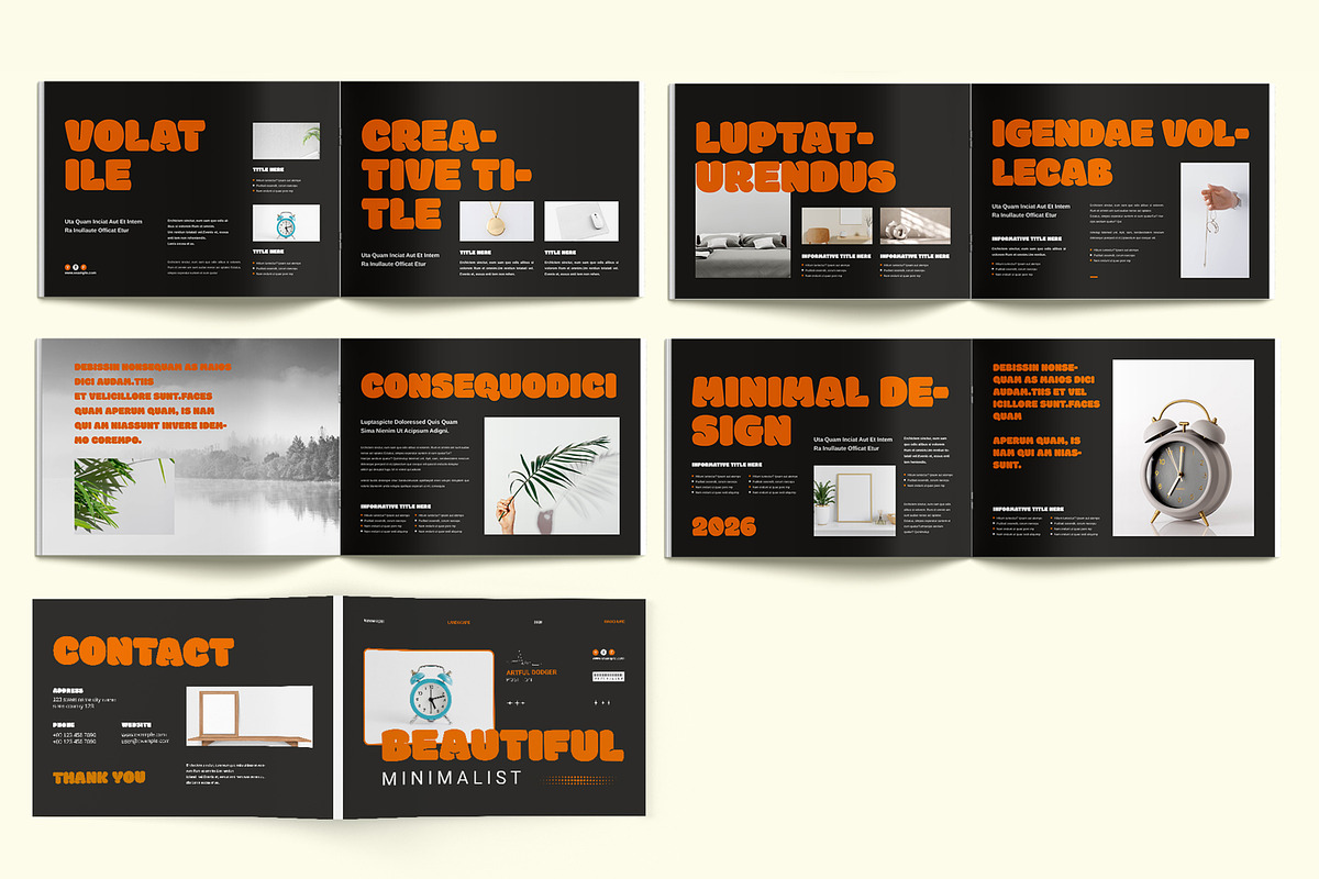 Beautiful Landscape Brochure preview 3