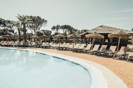 Punta Umbria resort poolside view, a Sports & Recreation Photo by SkyNext