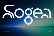 Sogea - Modern Technology Logo Font, a Sans Serif Font by Pandeka Studio (Thumbnail 1 of 9)