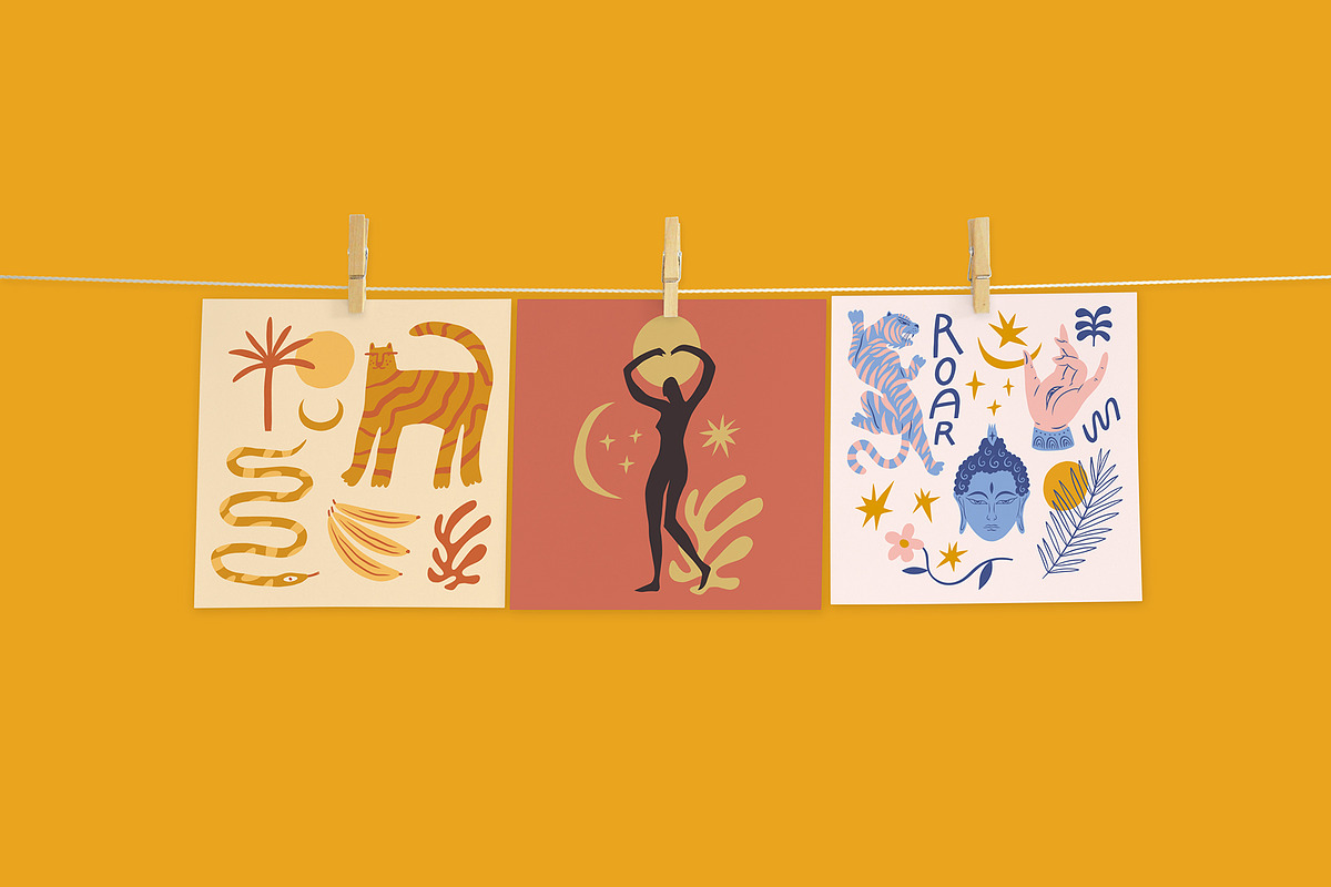 Asian Trip Bundle, an Animal Illustration by Annie Konst (Photo 6 of 23)