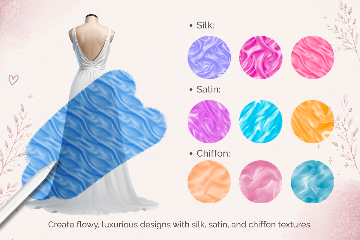 Procreate Fabric Texture Brushes, a Brush Add-On by HopeArtIllustration (Photo 5 of 7)