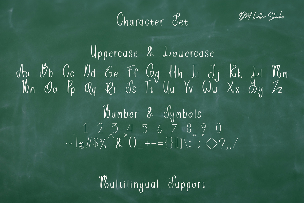 Ardeline Charm, a Font by Dm Studio (Photo 9 of 10)