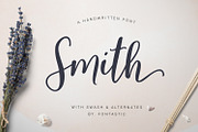 Smith, a Script Font by Fontastic (Thumbnail 1 of 9)