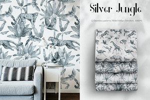 Silver Jungle. Animals & Nature