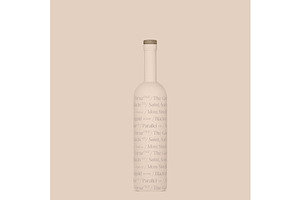 Ceramic Liquor Bottle Mockup