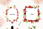 Ice cream watercolor collection, a Food Illustration by Navenzeles (Thumbnail 7 of 12)