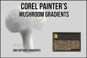 Corel Painter Mushroom Gradients