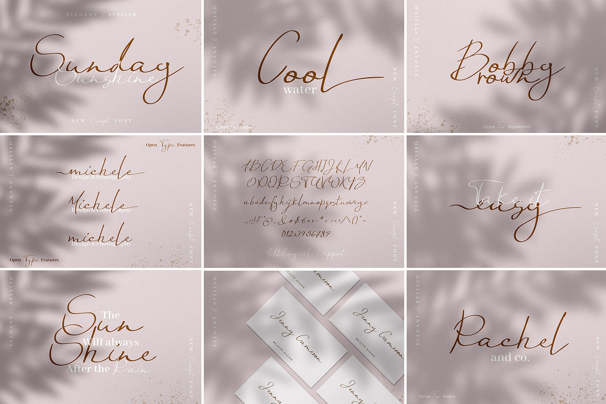 Modern & Elegant Font Bundle, a Script Font by AndrewPixel (Photo 19 of 25)