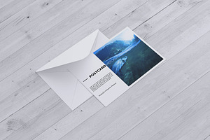 Postcard Invitation Mock-up 7x5