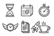 350 Project Management Icons, an Outline Icon by adenpinkstore (Thumbnail 3 of 14)