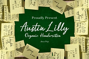 Austin Lilly / Organic Handwritten, a Handwritten Font by Java pep (Thumbnail 1 of 15)