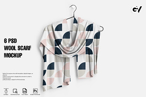 Wool scarf Mockup Part 1