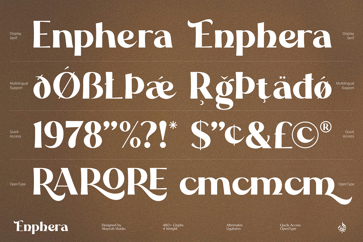 Enphera, a Serif Font by Aluyeah Studio (Photo 13 of 15)