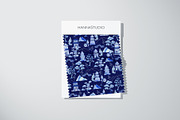 Chinoiserie Design-Pattern & motifs, a Pattern Graphic by HannaStudio (Thumbnail 4 of 8)