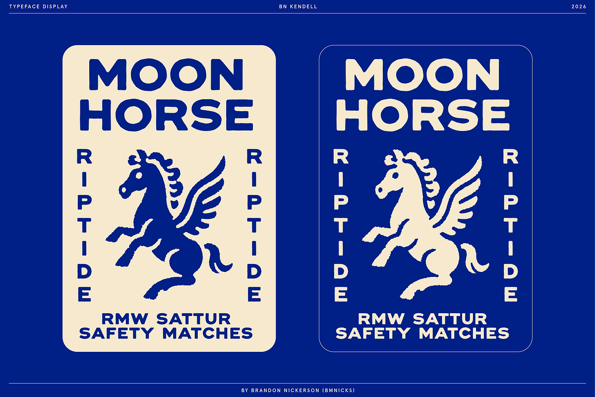 BN Kendell + Extras, a Sans Serif Font by Bnick (Photo 3 of 12)
