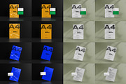 A4 Paper / Stationery Mockups, an Advertising Mockup by dpi (Thumbnail 2 of 12)