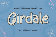 Girdale | Playful Hand Drawn, a Handwritten Font by gracetype_studio (Thumbnail 1 of 12)