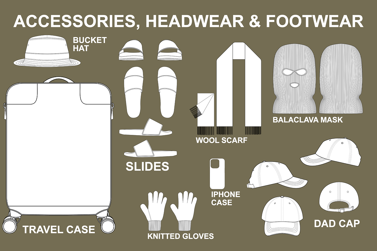 Vector Clothing Mockups Bundle, an Apparel Mockup by Infinity Mockups (Photo 7 of 11)
