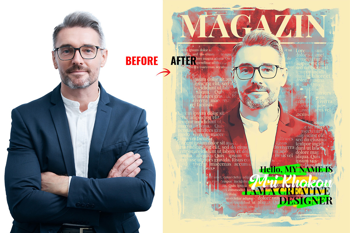 News Paper Mixed Media Art Effect, an Action Add-On by MRI STUDIO (Photo 28 of 43)