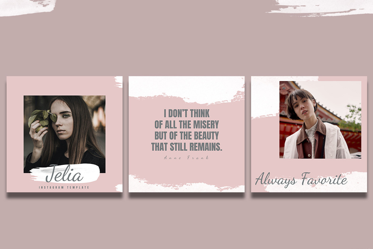 JELIA - Instagram Template, a Social Media Template by Analogous (Photo 2 of 6)