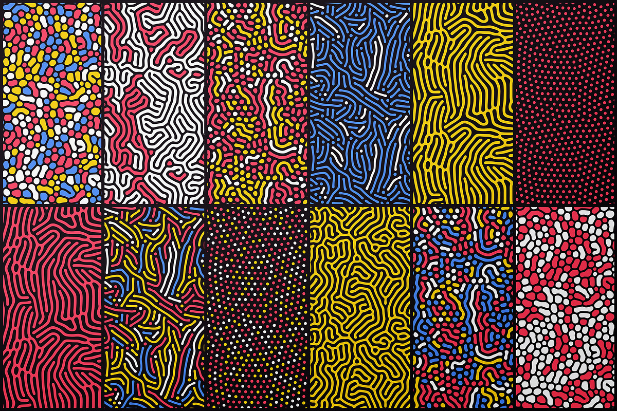 24 Organic Seamless Patterns Set, a Pattern Graphic by Krolja (Photo 2 of 5)