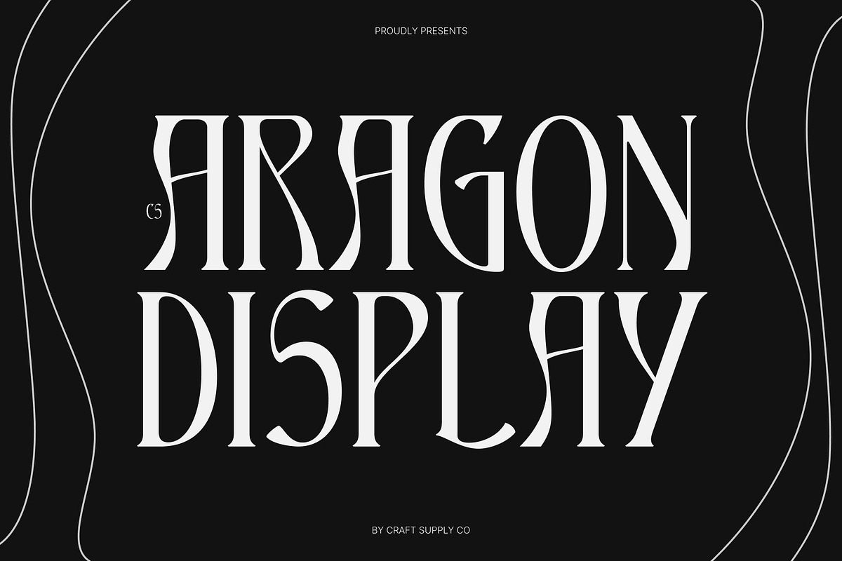 CS Aragon – Modern Serif Font, a Serif Font by Craft Supply Co. (Photo 1 of 8)