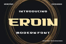 Eroin - Modern Font
