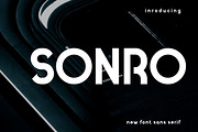 Sonro, a Sans Serif Font by riotama85 (Thumbnail 1 of 6)
