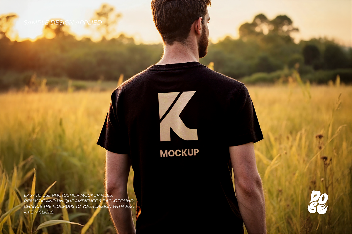 Tshirt Collection Mockup Set, a Shirt Mockup by DOBE Studio (Photo 4 of 12)