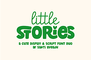 Little Stories - Display Font Duo, a Handwritten Font by SaktiAvellin (Thumbnail 1 of 9)