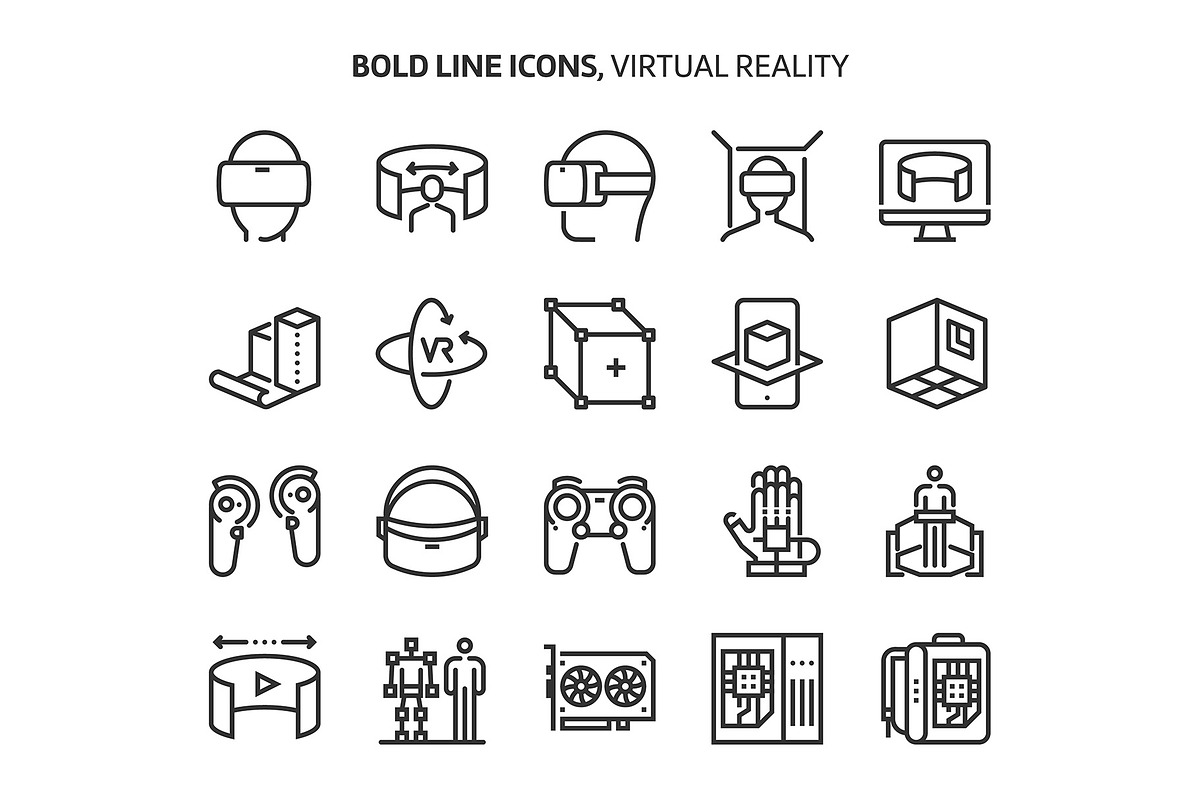 Bold Line Icons, an Outline Icon by Howcolour (Photo 60 of 151)