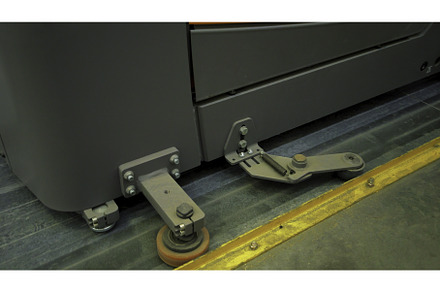 Hydraulic trolley for warehouse, an Industrial Photo by Media Whale Stock